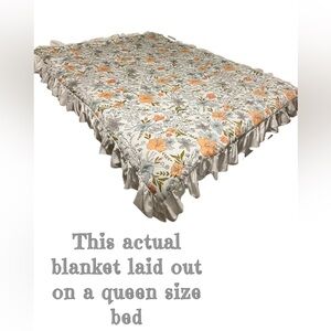 Beddy’s Luxe Blanket - Pocket of Posies pattern